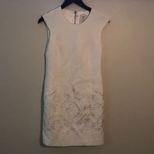 white lace dress